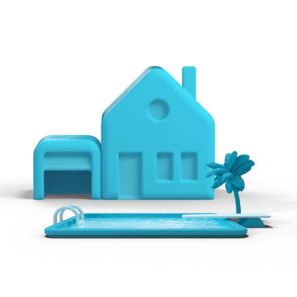Rendu 3D d'une maison