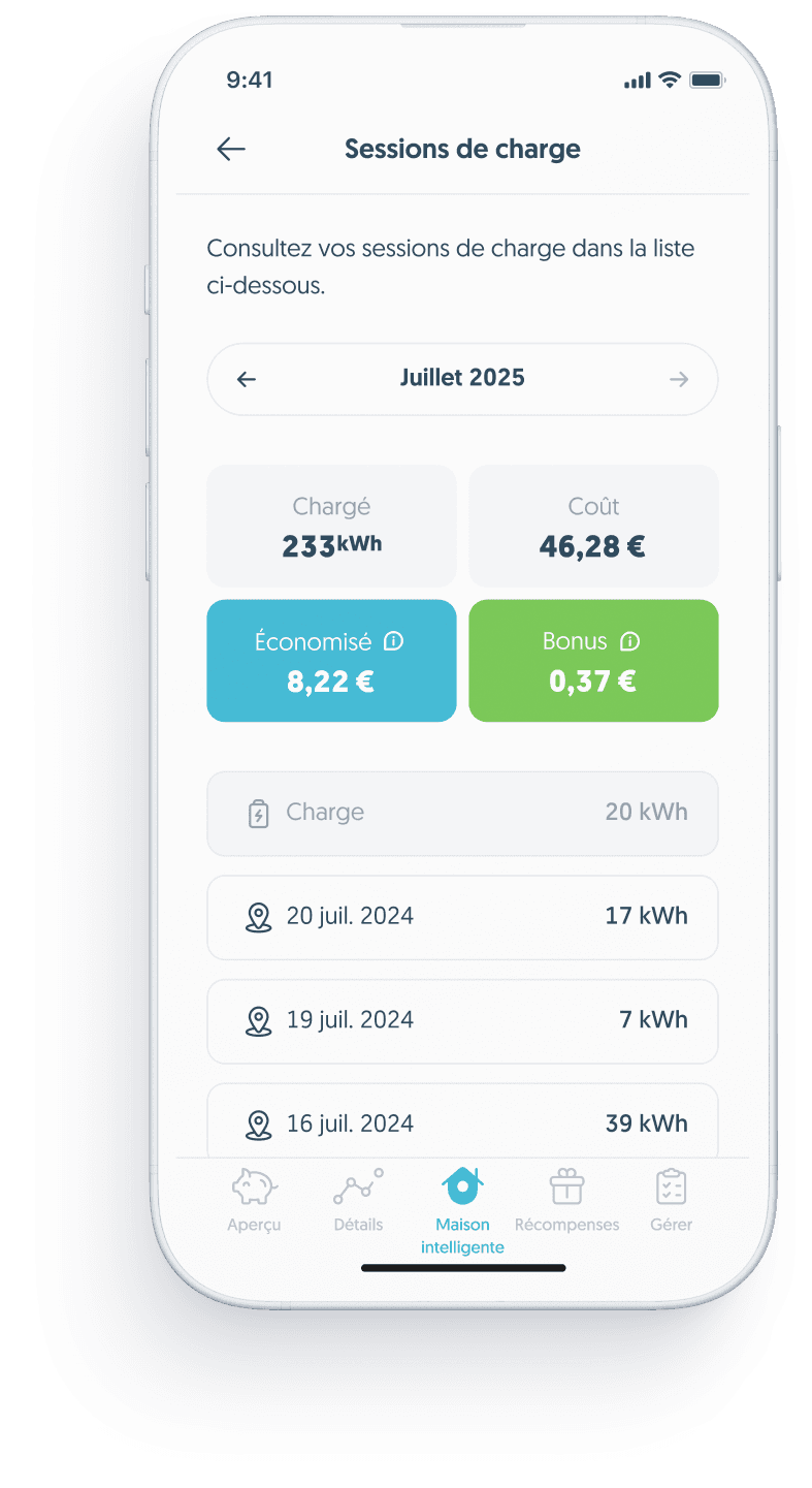 Vos gains avec la Recharge Intelligente