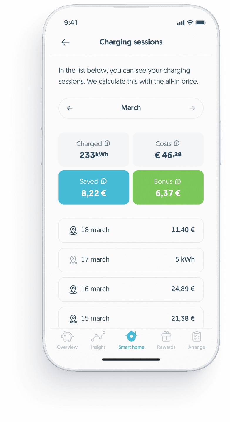 View your savings